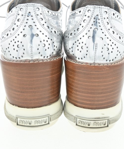 Miu Miu（ミュウミュウ）ドレスシューズ/ローファー シルバー サイズ:EU38(24.5cm位) レディース/2200689973093