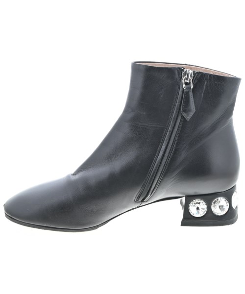 Miu Miu（ミュウミュウ）ブーツ 黒 サイズ:35(21.5cm位) レディース/2200689984013