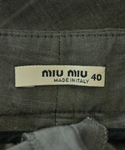 Miu Miu（ミュウミュウ）スラックス グレー サイズ:40(M位) レディース/2200690315066