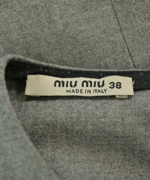Miu Miu（ミュウミュウ）ブラウス グレー サイズ:38(S位) レディース/2200690751161