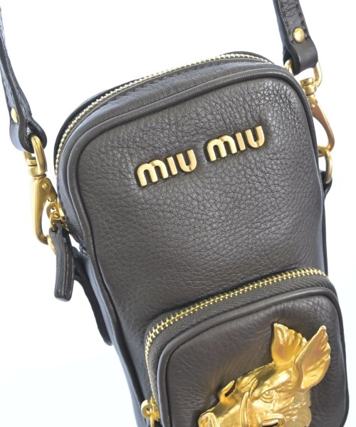 Miu Miu（ミュウミュウ）ショルダーバッグ 茶 サイズ:- レディース/2200689787324