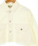 Miu Miu（ミュウミュウ）デニムジャケット 白 サイズ:36(XS位) レディース/2200687078059