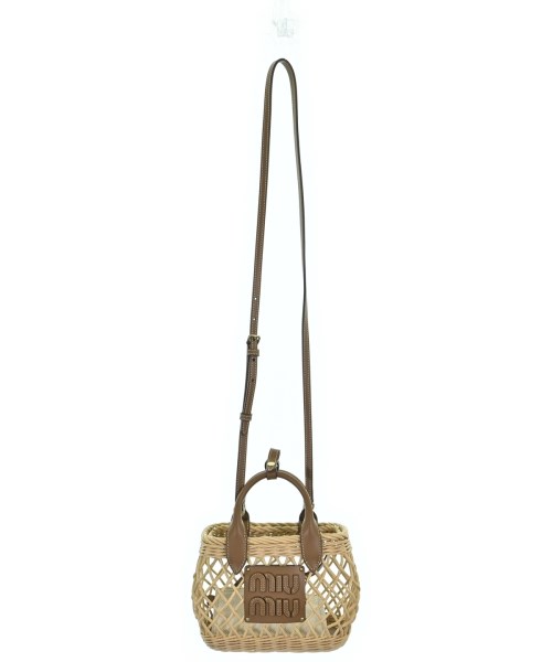 Miu Miu（ミュウミュウ）ハンドバッグ ベージュ サイズ:- レディース/2200687078172