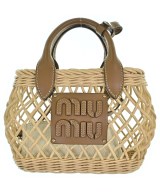 Miu Miu（ミュウミュウ）ハンドバッグ ベージュ サイズ:- レディース/2200687078172
