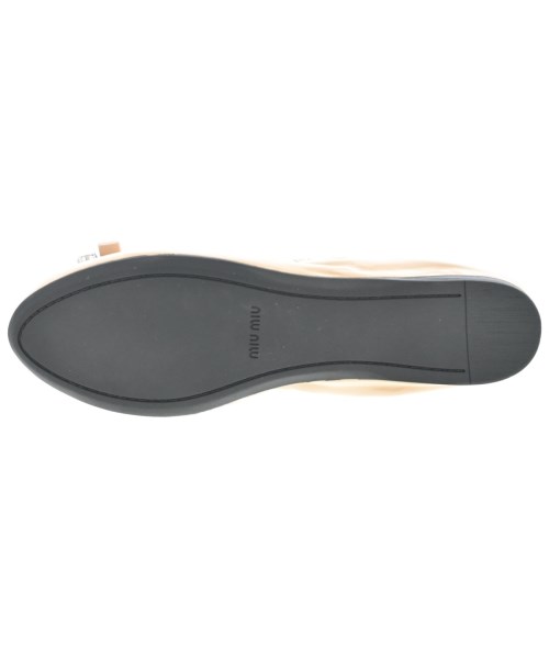 Miu Miu（ミュウミュウ）バレエシューズ/オペラシューズ ベージュ サイズ:EU37 1/2(24cm位) レディース/2200691719023