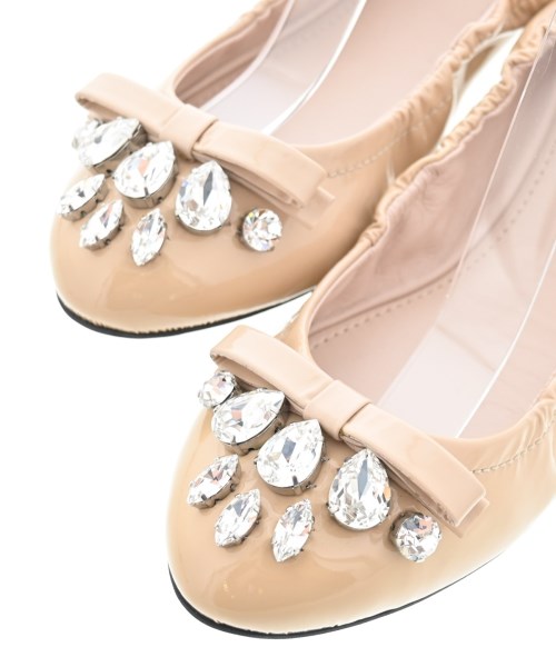 Miu Miu（ミュウミュウ）バレエシューズ/オペラシューズ ベージュ サイズ:EU37 1/2(24cm位) レディース/2200691719023