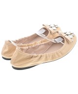 Miu Miu（ミュウミュウ）バレエシューズ/オペラシューズ ベージュ サイズ:EU37 1/2(24cm位) レディース/2200691719023
