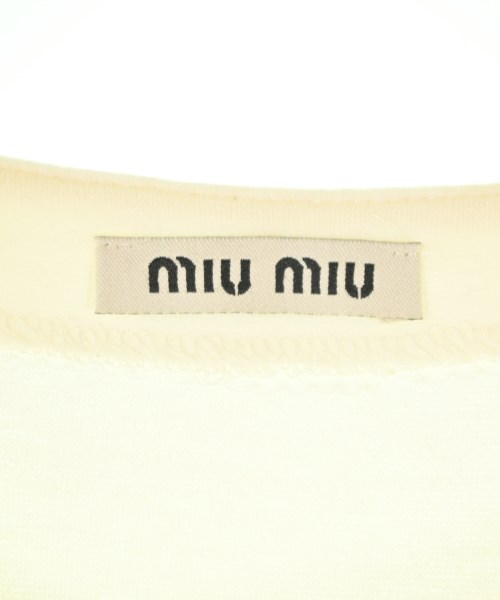 Miu Miu（ミュウミュウ）Tシャツ・カットソー 白 サイズ:S レディース/2200692591031