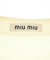 Miu Miu（ミュウミュウ）Tシャツ・カットソー 白 サイズ:S レディース/2200692591031