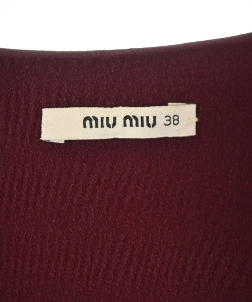 Miu Miu（ミュウミュウ）ワンピース 紫 サイズ:38(S位) レディース/2200692591048