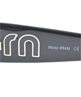 Miu Miu（ミュウミュウ）サングラス 黒 サイズ:- レディース/2200692764336
