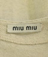 Miu Miu（ミュウミュウ）Tシャツ・カットソー ベージュ サイズ:S レディース/2200692838044