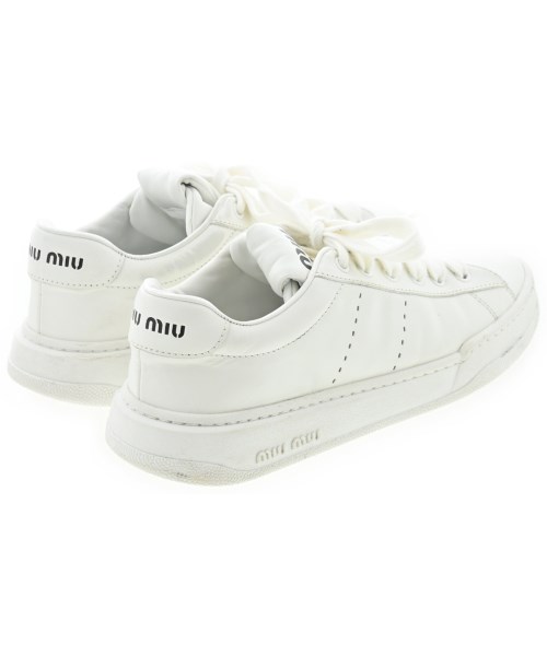 Miu Miu（ミュウミュウ）スニーカー 白 サイズ:EU37 1/2(24cm位) レディース/2200693211037