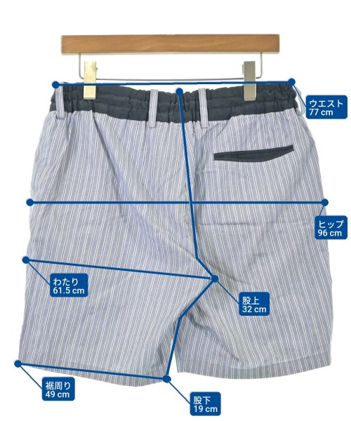 Casely-Hayford（ケイスリー　ヘイフォード）ショートパンツ 青 サイズ:38(M位) メンズ/2200685989098