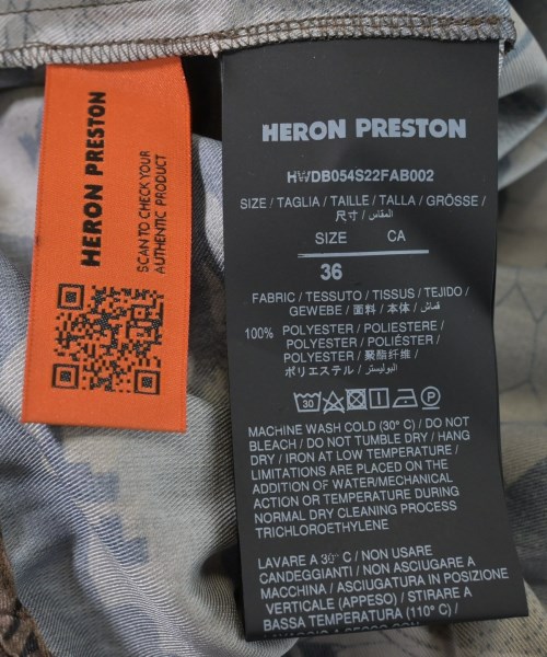HERON PRESTON（ヘロンプレストン）カジュアルシャツ 茶 サイズ:36(XS位) レディース/2200612958050