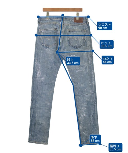 -（ソノタ）デニムパンツ 青 サイズ:-(XL位) メンズ/2200619336165