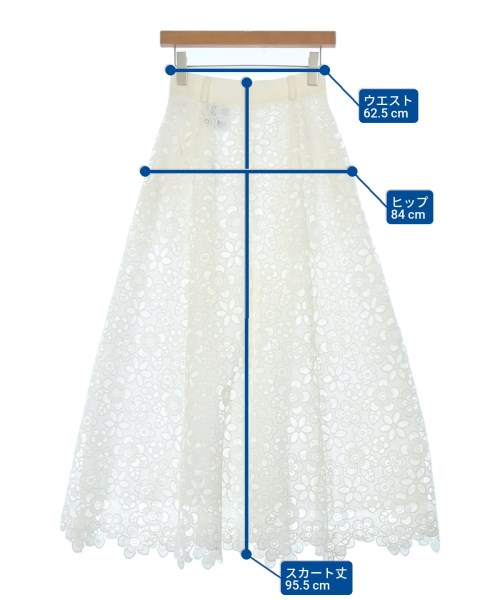 CO|TE（コート）ロング・マキシ丈スカート 白 サイズ:38(S位) レディース/2200648414117