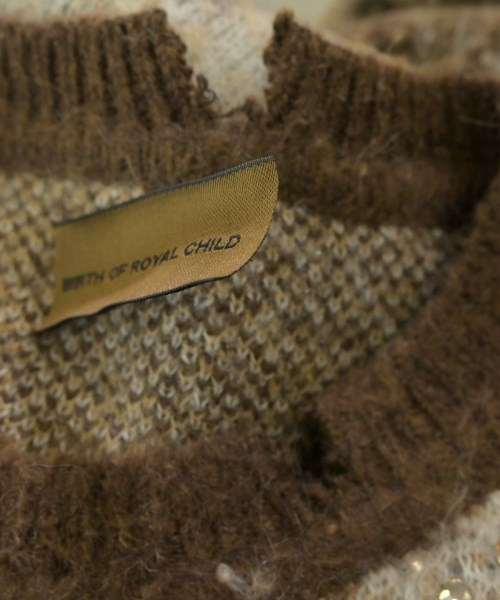 -（ソノタ）ニット・セーター 茶 サイズ:M メンズ/2200667196421