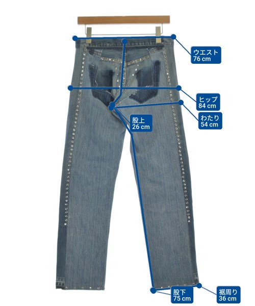 -（ソノタ）デニムパンツ 青 サイズ:-(S位) メンズ/2200692303016