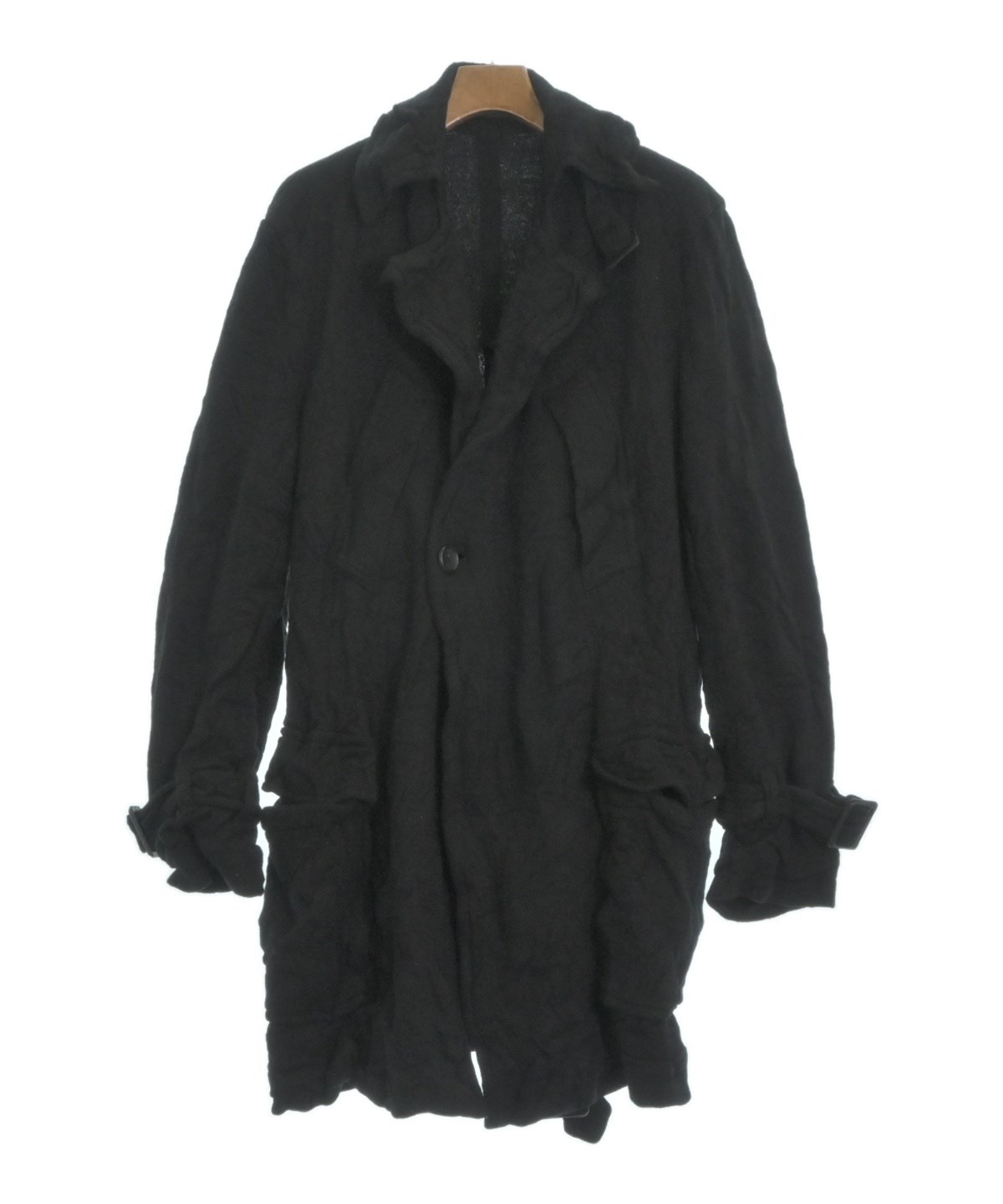 Y's（ワイズ）トレンチコート 黒 サイズ:4(L位) レディース