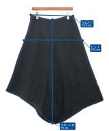 Y's（ワイズ）ロング・マキシ丈スカート 黒 サイズ:1(XS位) レディース/2200600054023