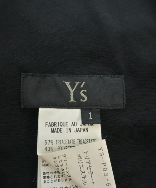 Y's（ワイズ）ショートパンツ 黒 サイズ:1(XS位) レディース/2200622333076