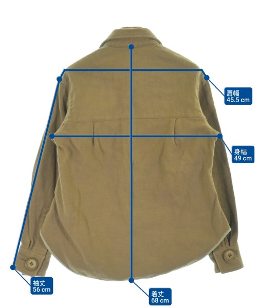 Y's（ワイズ）カジュアルシャツ カーキ サイズ:3(M位) レディース/2200635437044