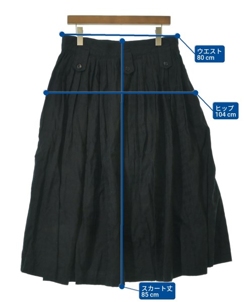 Y's（ワイズ）ロング・マキシ丈スカート 黒 サイズ:3(M位) レディース/2200620411042