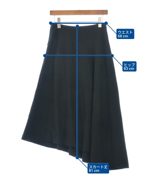 Y's（ワイズ）ロング・マキシ丈スカート 黒 サイズ:2(S位) レディース/2200621086027