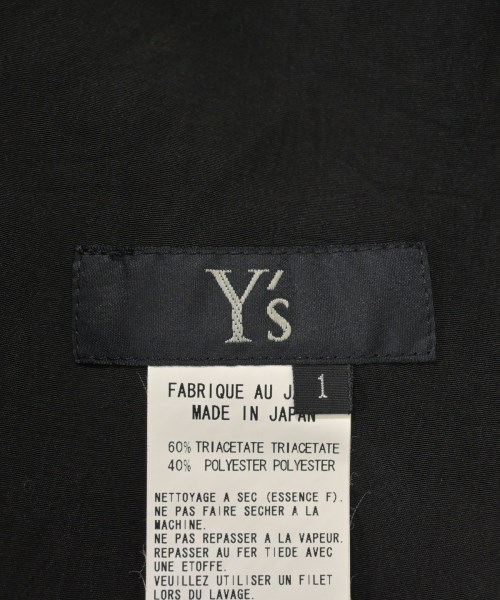 Y's（ワイズ）ワンピース 黒 サイズ:1(XS位) レディース/2200620740074
