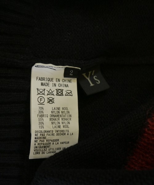 Y's（ワイズ）ニット・セーター 黒 サイズ:2(S位) レディース/2200634994067