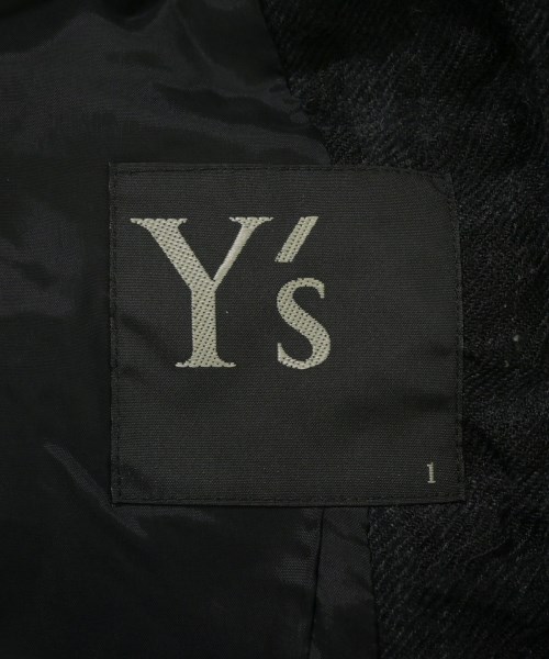 Y's（ワイズ）カジュアルジャケット 黒 サイズ:1(XS位) レディース/2200637235020
