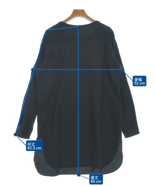 Y's（ワイズ）カジュアルシャツ 黒 サイズ:2(S位) レディース/2200638519013