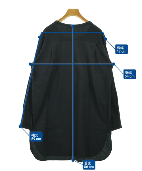 Y's（ワイズ）カジュアルシャツ 黒 サイズ:2(S位) レディース/2200638519020