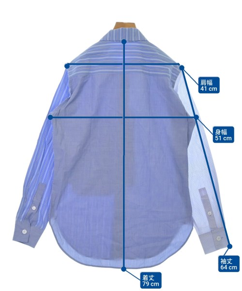 Y's（ワイズ）カジュアルシャツ 青 サイズ:2(S位) レディース/2200639017013