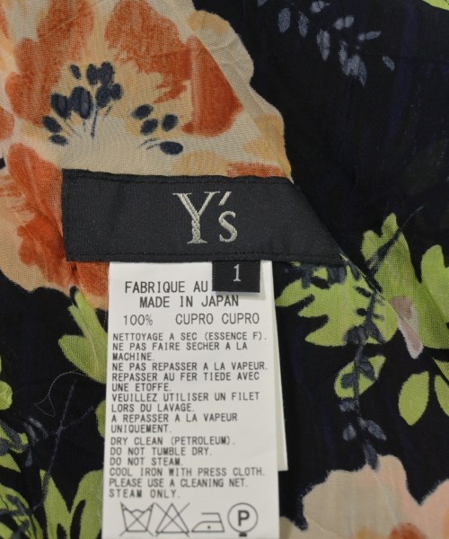 Y's（ワイズ）シャツワンピース 黒 サイズ:1(XS位) レディース/2200620635431