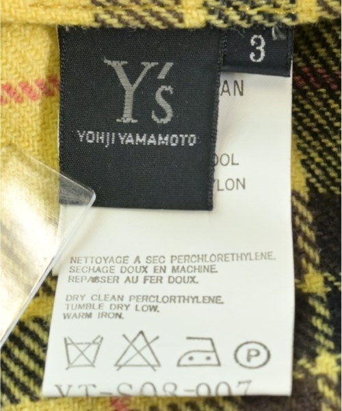 Y's（ワイズ）ひざ丈スカート 黄 サイズ:3(M位) レディース/2200639829210
