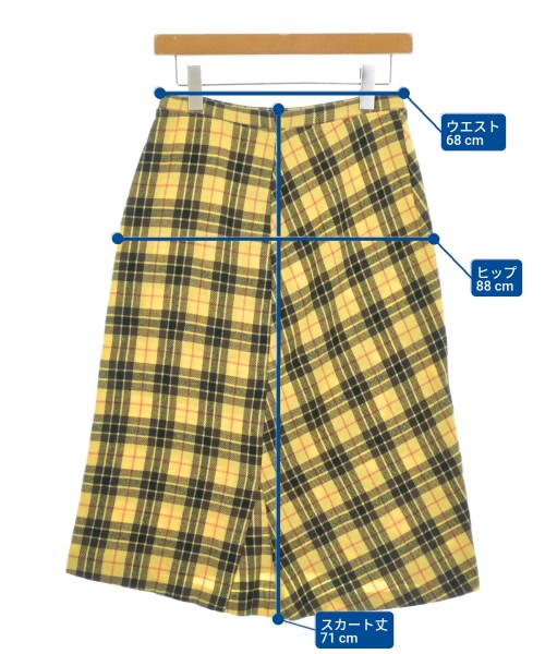 Y's（ワイズ）ひざ丈スカート 黄 サイズ:3(M位) レディース/2200639829210