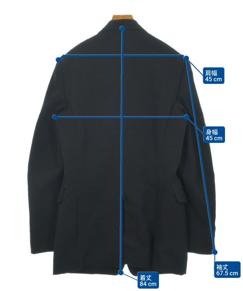 Y's（ワイズ）テーラードジャケット 黒 サイズ:2(S位) メンズ/2200640231033