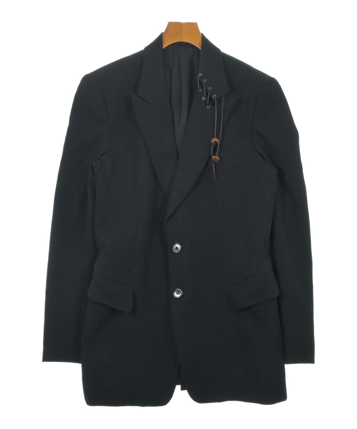Y's（ワイズ）テーラードジャケット 黒 サイズ:2(S位) メンズ