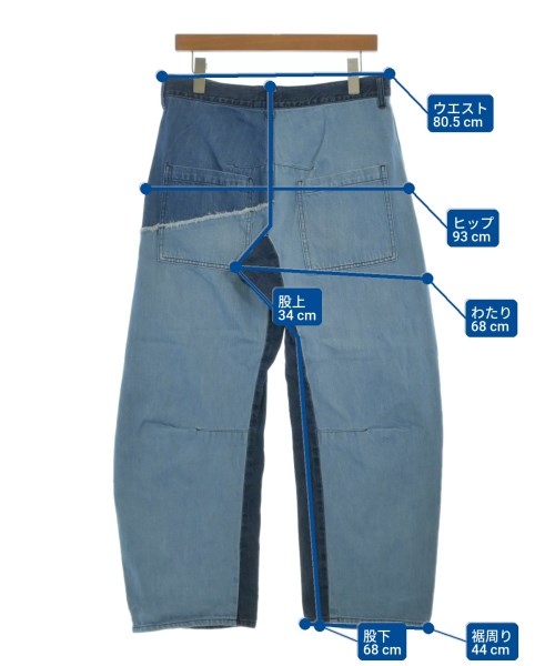 Y's（ワイズ）デニムパンツ 青 サイズ:2(S位) レディース/2200641326011