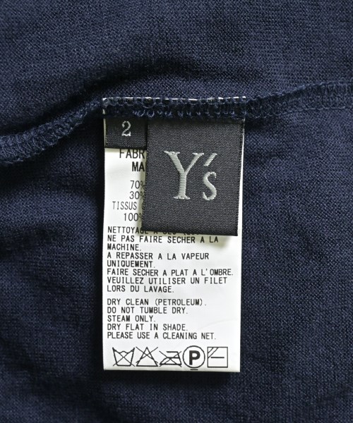 Y's（ワイズ）Tシャツ・カットソー 紺 サイズ:2(S位) レディース/2200641675133