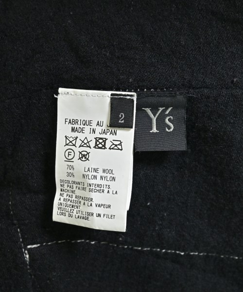 Y's（ワイズ）カジュアルジャケット 黒 サイズ:2(S位) レディース/2200642240026