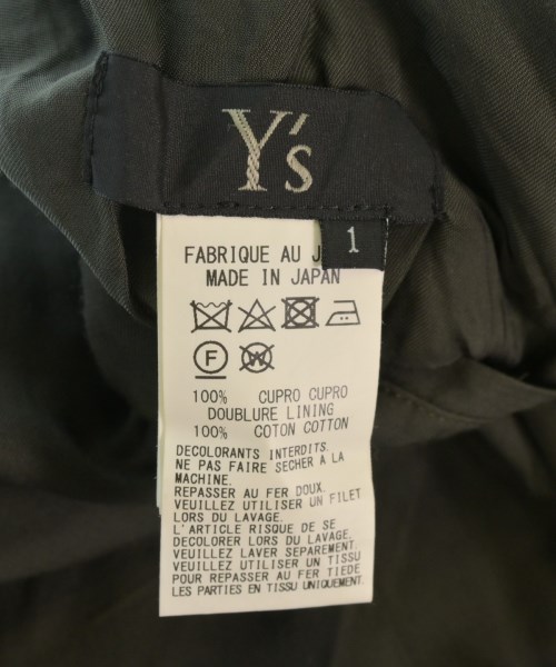 Y's（ワイズ）その他 カーキ サイズ:1(XS位) レディース/2200621494020