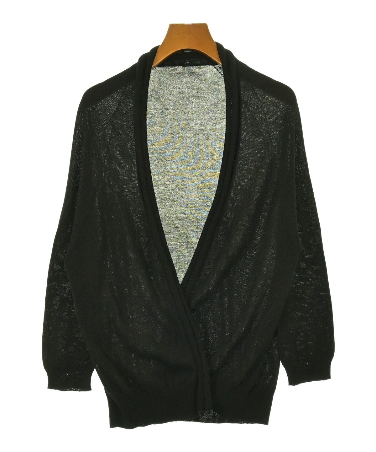 Y's（ワイズ）カーディガン 黒 サイズ:3(M位) レディース