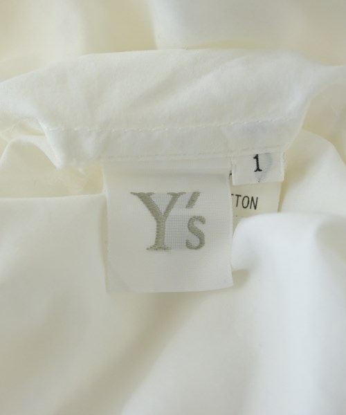 Y's（ワイズ）カジュアルシャツ 白 サイズ:1(XS位) レディース/2200639530130