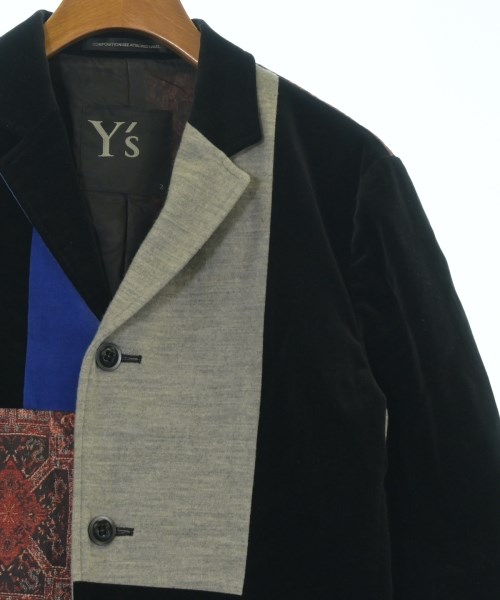 Y's（ワイズ）テーラードジャケット 黒 サイズ:2(S位) レディース/2200634060236