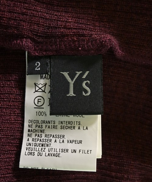 Y's（ワイズ）ニット・セーター 赤 サイズ:2(S位) レディース/2200621423013