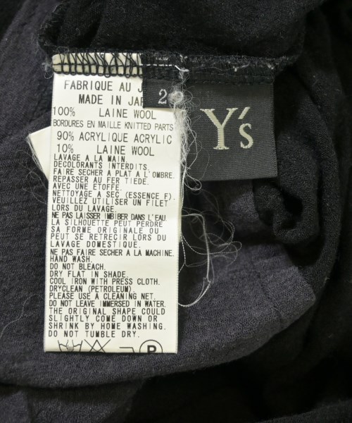 Y's（ワイズ）Tシャツ・カットソー 黒 サイズ:2(S位) レディース/2200621603057