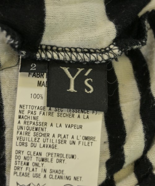 Y's（ワイズ）Tシャツ・カットソー 黒 サイズ:2(S位) レディース/2200621603101